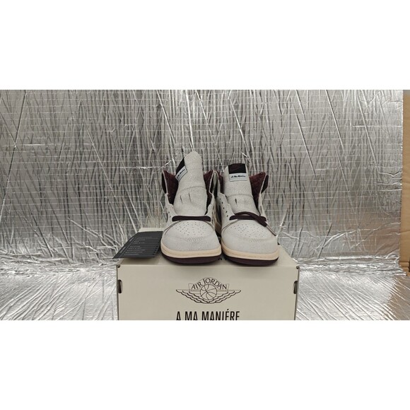 A Ma Maniere Jordan 1 High OG SP AMM Sail Burgundy DO7099-100, Sz-3Y(PS)
